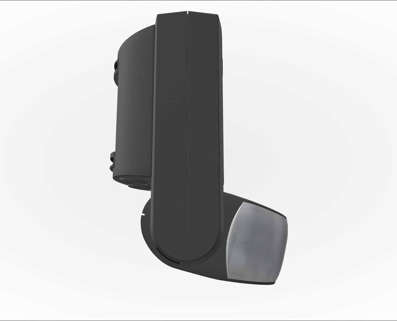 Steinel Bewegungsmelder IS 130-2 anthrazit, 130° Bewegungssensor, 12 m Reichweite, für den Innen- und Außenbereich, IP54