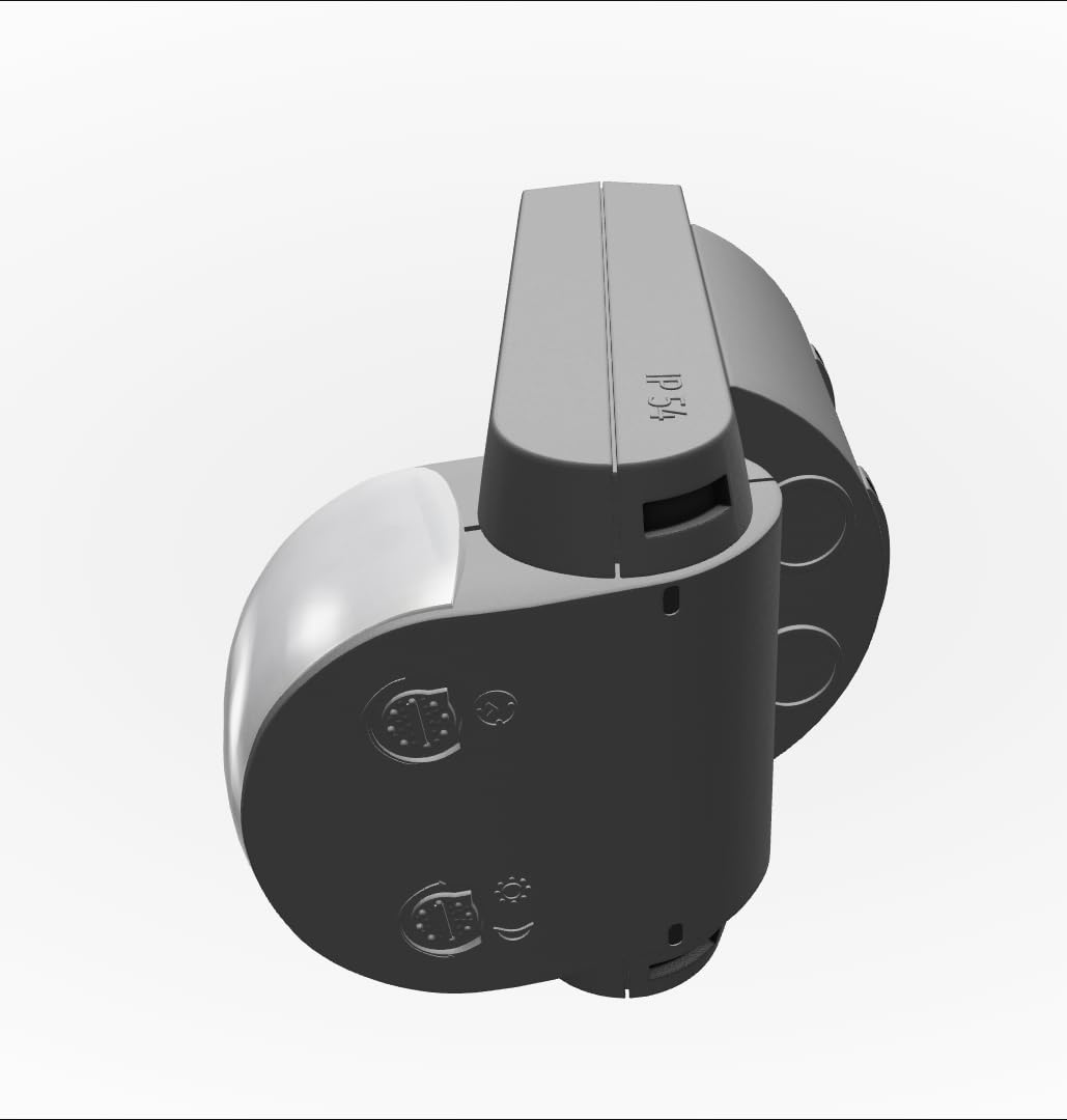 Steinel Bewegungsmelder IS 130-2 anthrazit, 130° Bewegungssensor, 12 m Reichweite, für den Innen- und Außenbereich, IP54