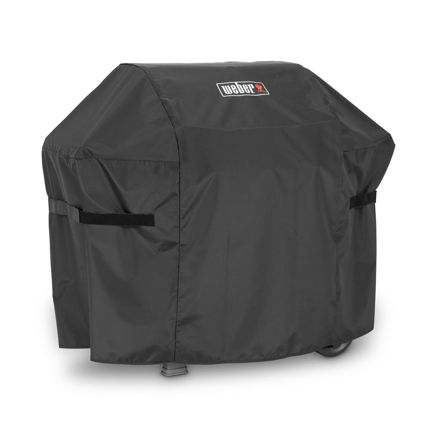 Weber Premium Grillabdeckhaube für Spirit & Spirit II 300er Modelle, atmungsaktiv UV- & wasserbeständig, mit Klettverschluss zum Befestigen, Grillcover, BBQ-Abdeckung - Schwarz (7183)