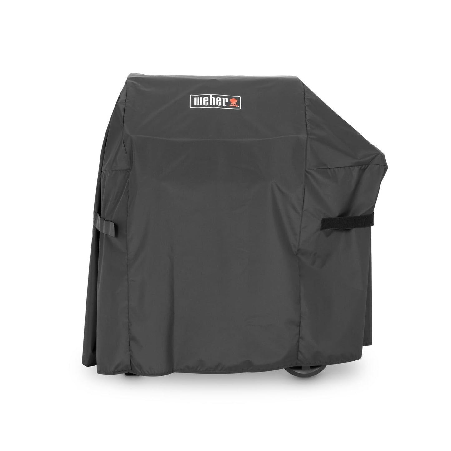 Weber Premium Grillabdeckhaube für Spirit & Spirit II 300er Modelle, atmungsaktiv UV- & wasserbeständig, mit Klettverschluss zum Befestigen, Grillcover, BBQ-Abdeckung - Schwarz (7183)