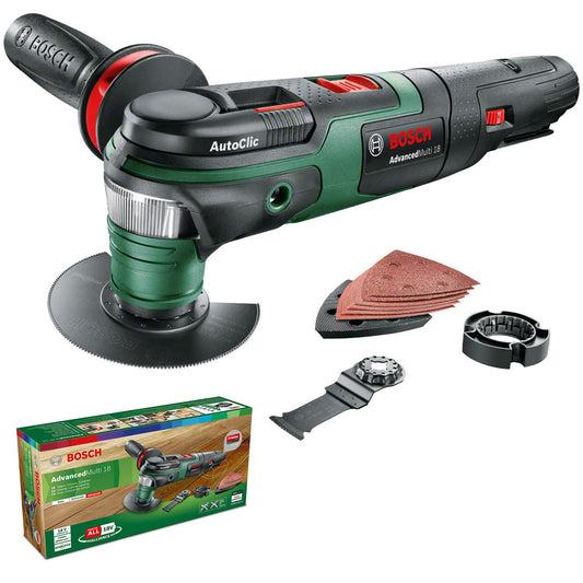 Bosch Akku Multifunktionswerkzeug AdvancedMulti 18 (ohne Akku, 18 Volt System, im Karton)