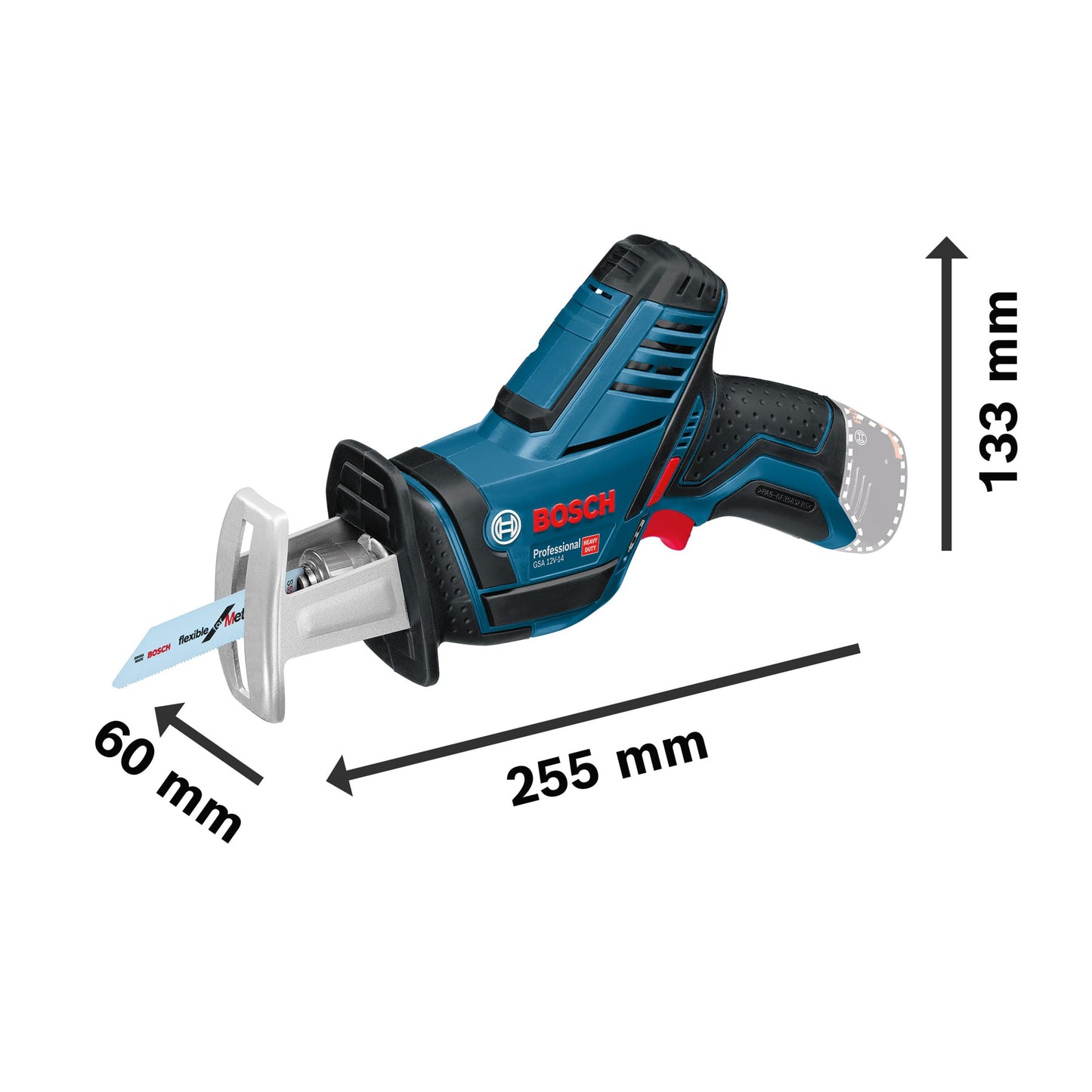 Bosch GSA 12V-14 Professional Säbelsäge ohne Akku Solo