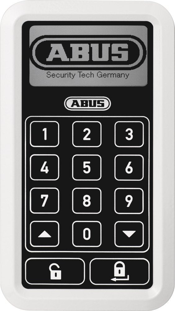 ABUS HomeTec Pro Funk-Tastatur CFT3000- Code-Tastatur zum Öffnen der Haustür - für den HomeTec Pro Funk-Türschlossantrieb - Weiß - 10125