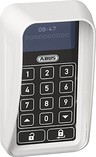 ABUS HomeTec Pro Funk-Tastatur CFT3000- Code-Tastatur zum Öffnen der Haustür - für den HomeTec Pro Funk-Türschlossantrieb - Weiß - 10125