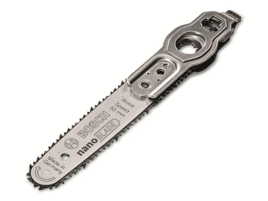 Bosch Sägeblatt Wood Speed 50 (mit NanoBlade Technologie für EasyCut 12, 50, AdvancedCut 18 und AdvancedCut 50)