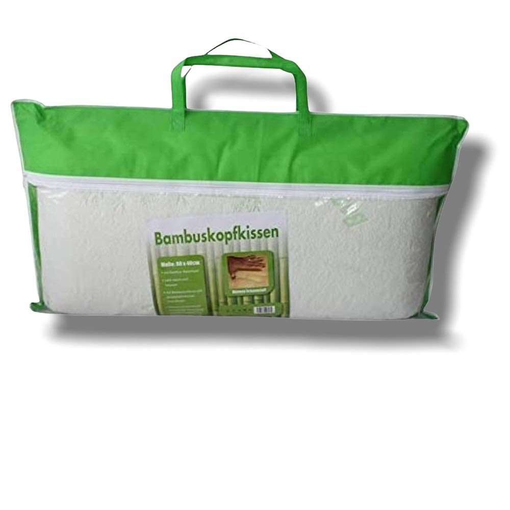 Anti Allergiker 40x70cm Orthopädische Schlafkissen, Kopfkissen mit Memory-Effekt, Schaumkissen, Bambus-Kissen mit Soft-Schaum