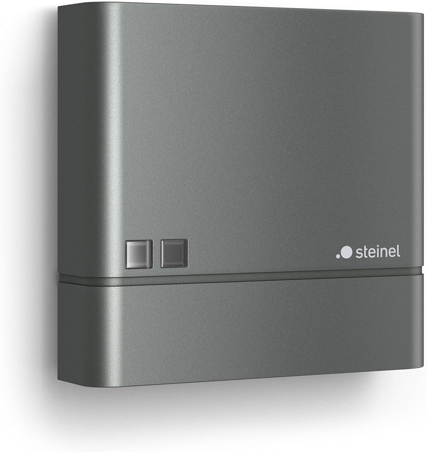 Steinel Dämmerungssensor NightmatIQ Anthrazit, Dämmerungsschalter außen, Lichtsensor für Außenbeleuchtung, IP54, 230 V