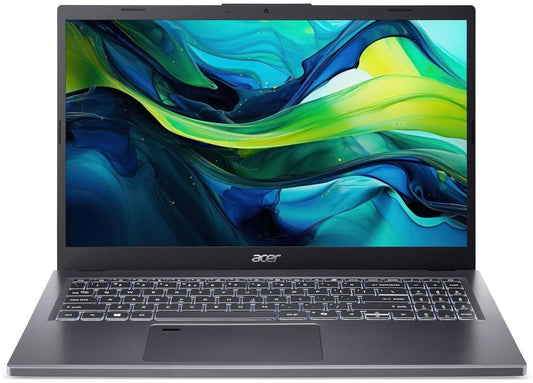 Acer Aspire 15 (A15-51M-55AY) Laptop | 15,6" WQHD IPS Display | Intel Core 5 120U | 16 GB RAM | 512 GB SSD | Intel Grafik | Windows 11 | QWERTZ Tastatur | grau
