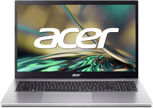 Acer Aspire 3 (A315-59-72MF) Laptop | 15,6" FHD IPS Display | Intel Core i7-1255U | 16 GB RAM | 512 GB SSD | Intel Iris Xe Grafik | Windows 11 | QWERTZ Tastatur | Silber