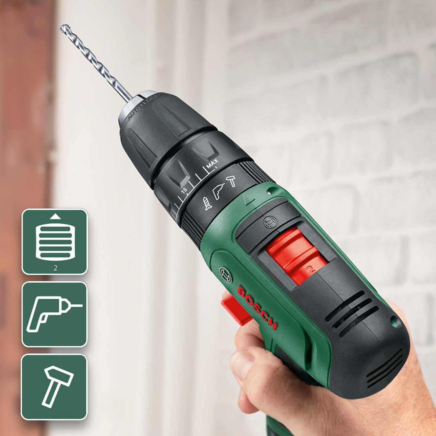 Bosch Accuklopboor EasyImpact 1200 (zonder accu, 12V-systeem, in kartonnen doos)