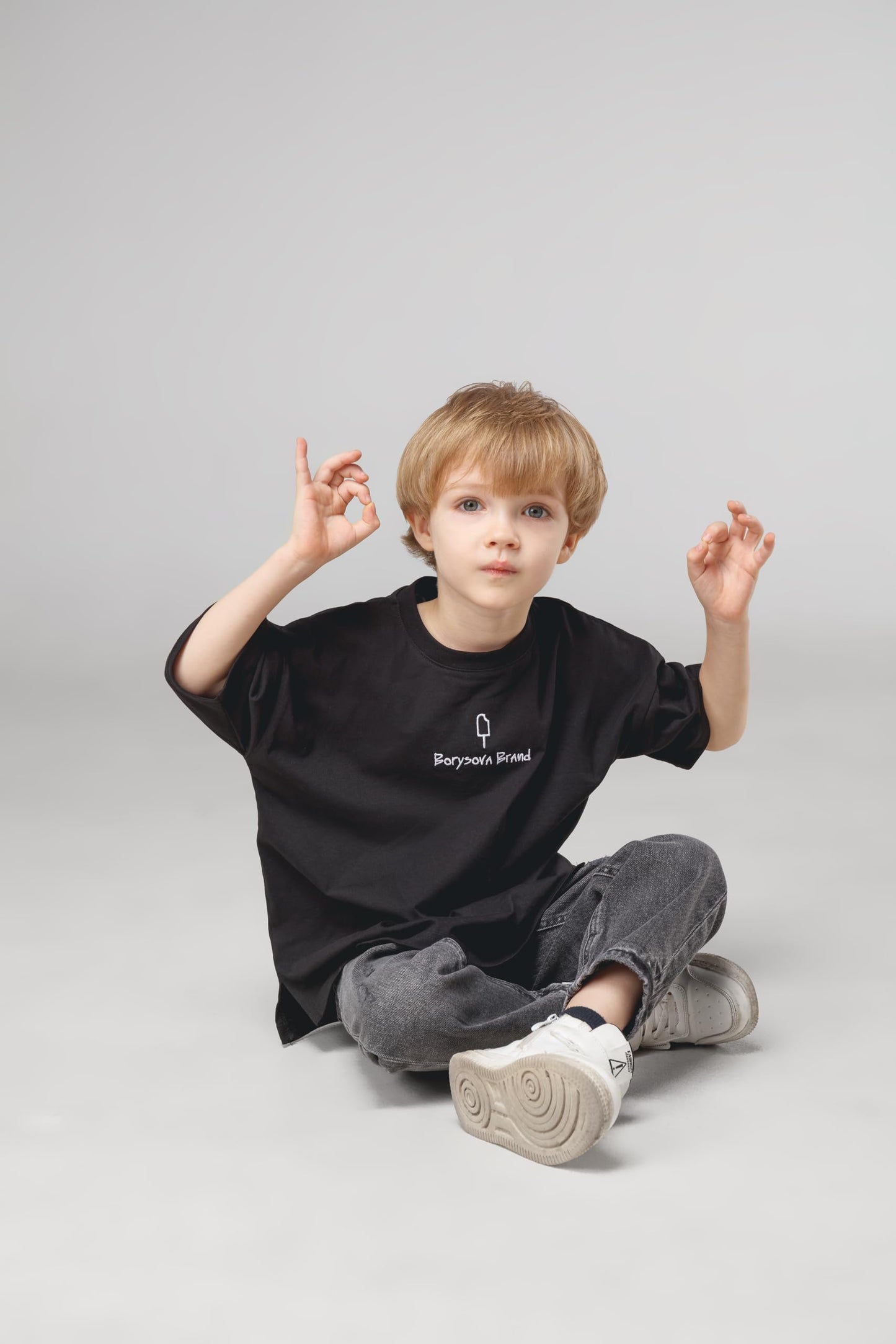 Kinder T-Shirt 3er-Pack – 100% Baumwolle, Kurzarm, für Jungen und Mädchen, Schwarz oder Weiß, Größen 92–116