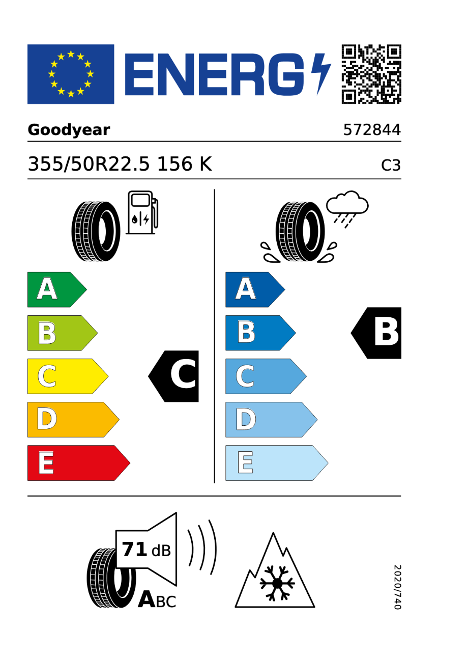 4x Goodyear KMAX S Gen‑2 G2 HL 355/50R22.5 156 K 3PMSF M+S LKW Reifen NEU