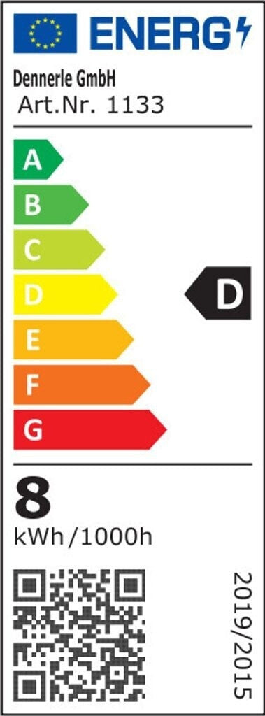 Dennerle 1133 Nano Style LED L 8 Watt Beleuchtung für Süßwasser Aquarien von 30-60 Liter