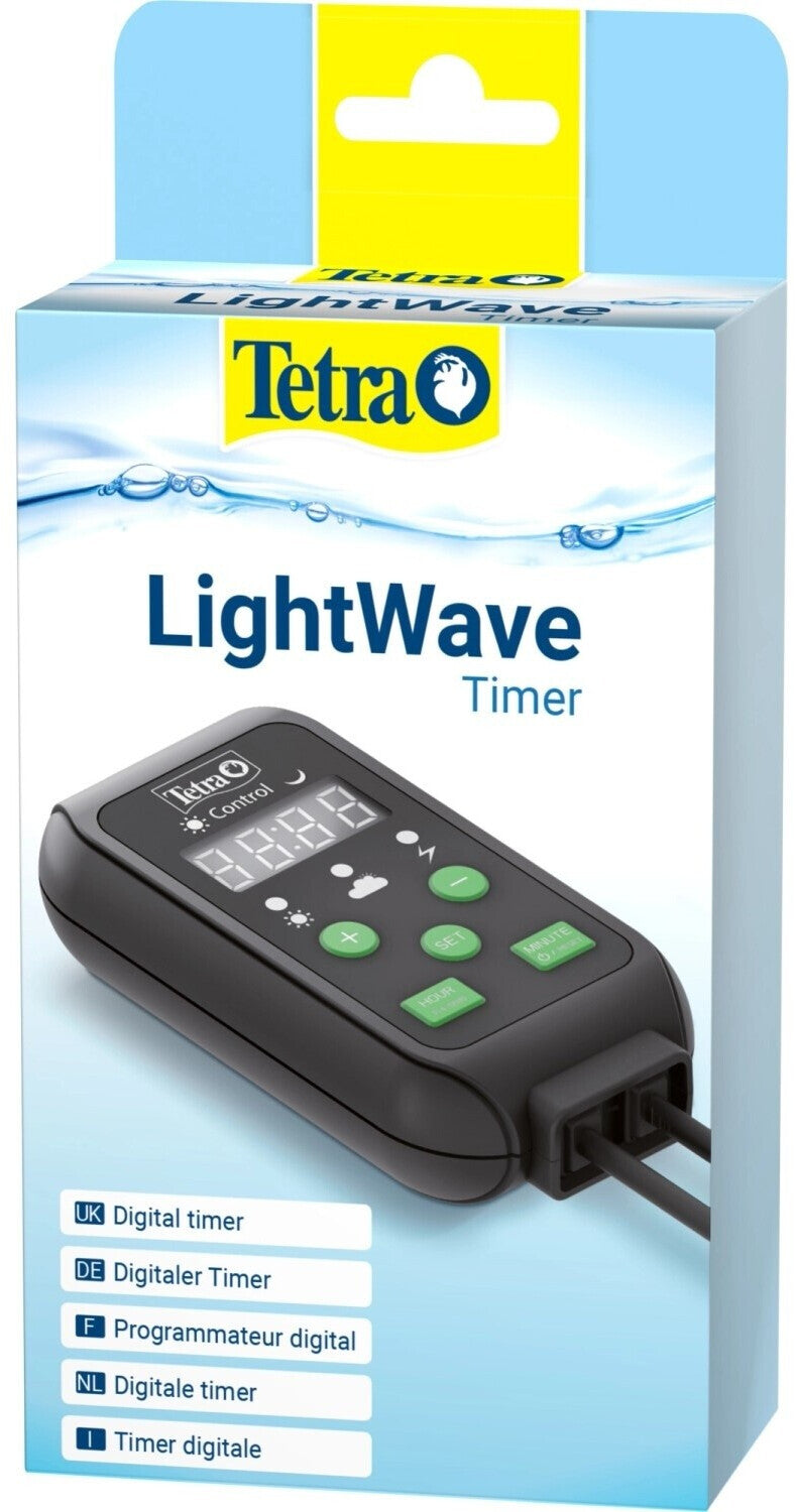 Tetra LightWave Timer - geeignet zur Programmierung der Tetra LightWave LED-Leuchten, ermöglicht Zusatzfunktionen (z.B. Sonnenauf- und Sonnenuntergänge)
