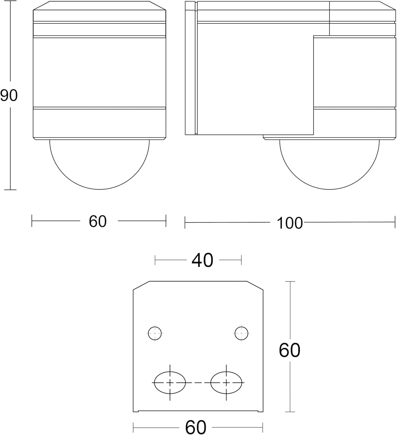 Steinel Bewegungsmelder IS 240 DUO weiß, 240° Bewegungssensor, 12 m Reichweite, Innen und Außen, inkl. Eckwandhalter