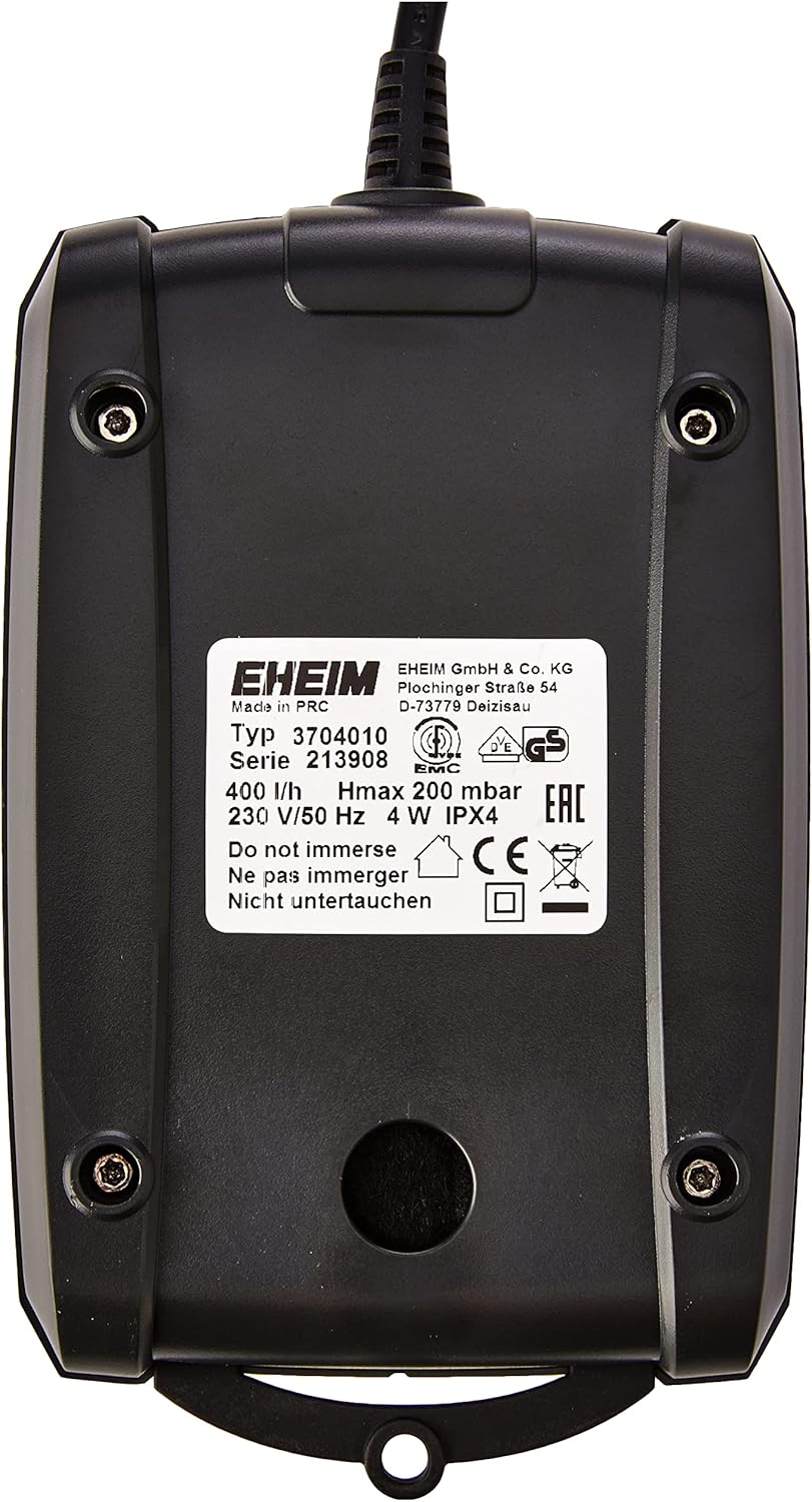 EHEIM air400 Luftpumpe Aquarium regelbar 400 l/h 4 W leise Membranpumpe