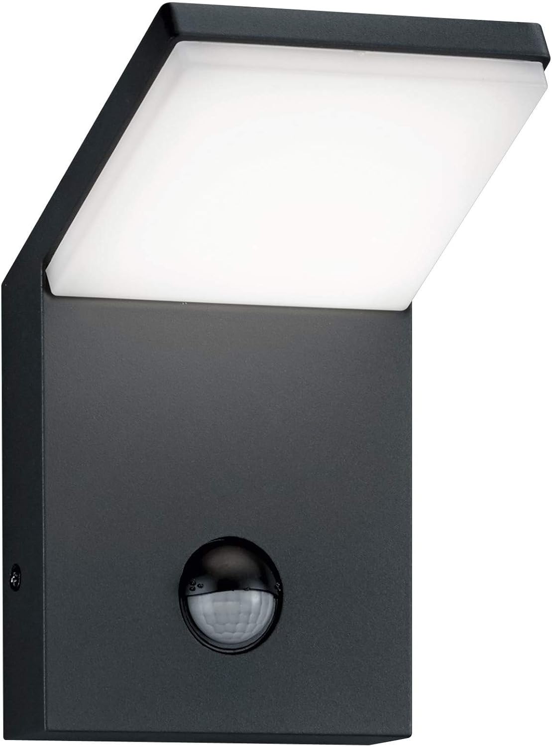 Trio LED Außenleuchte Pearl anthrazit 9W 800lm Wandlampe mit Sensor IP44