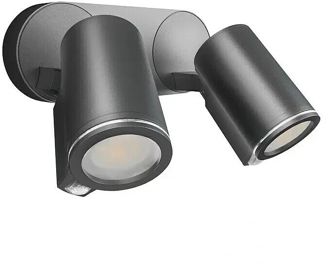 Steinel Spot Duo LED Außenstrahler 2x520lm anthrazit 058647 Wandstrahler