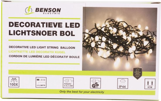 LED-Lichterkette mit farbigen LEDs – Perfekt für Innen- und Außenbereiche