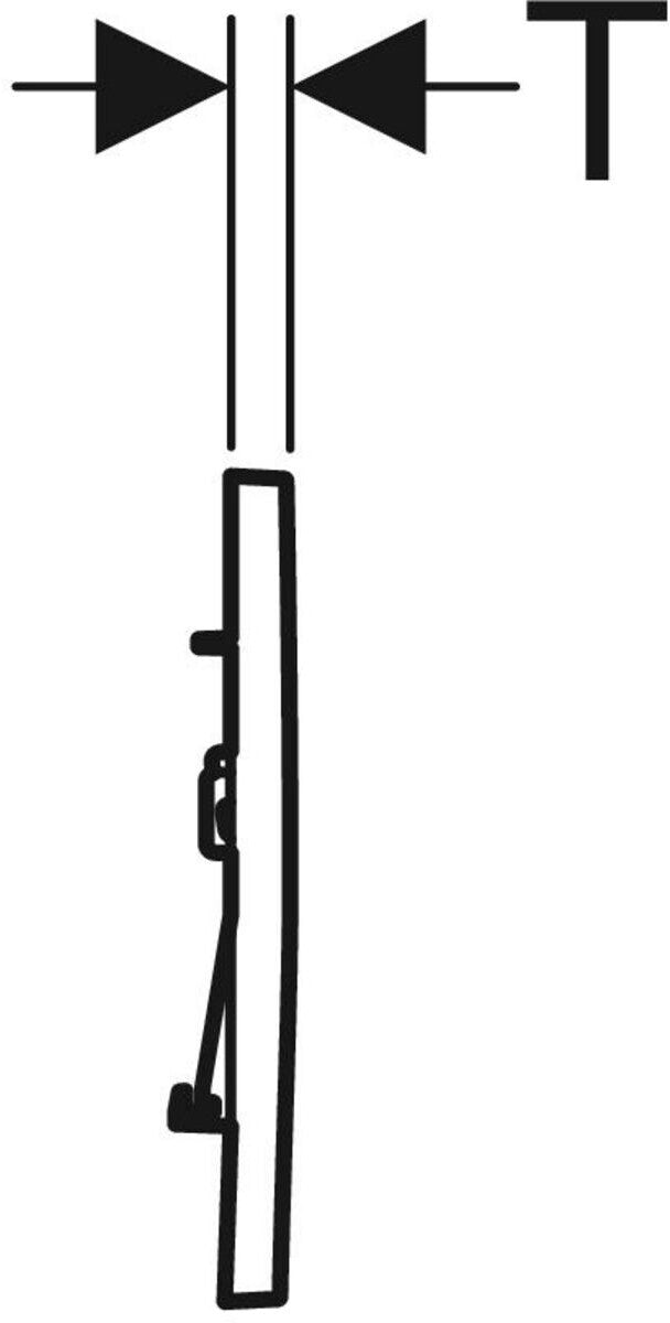 Geberit Sigma30 (115.883) (115.883.KJ.1) weiß / chrom hochglanz