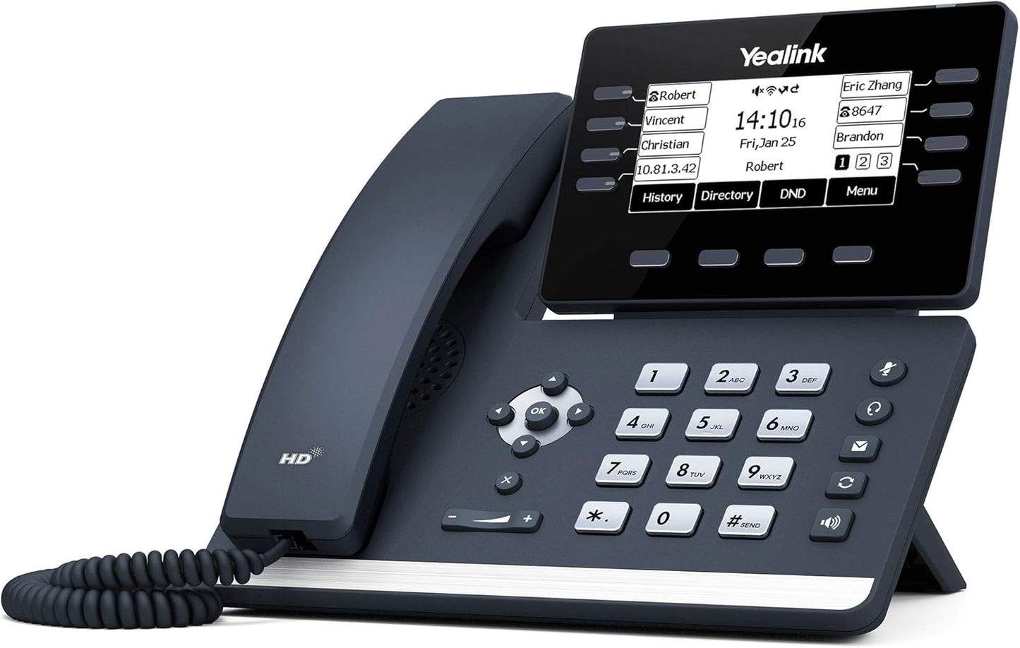 Yealink IP Telefon SIP-T53 VoIP-Telefon, schwarz