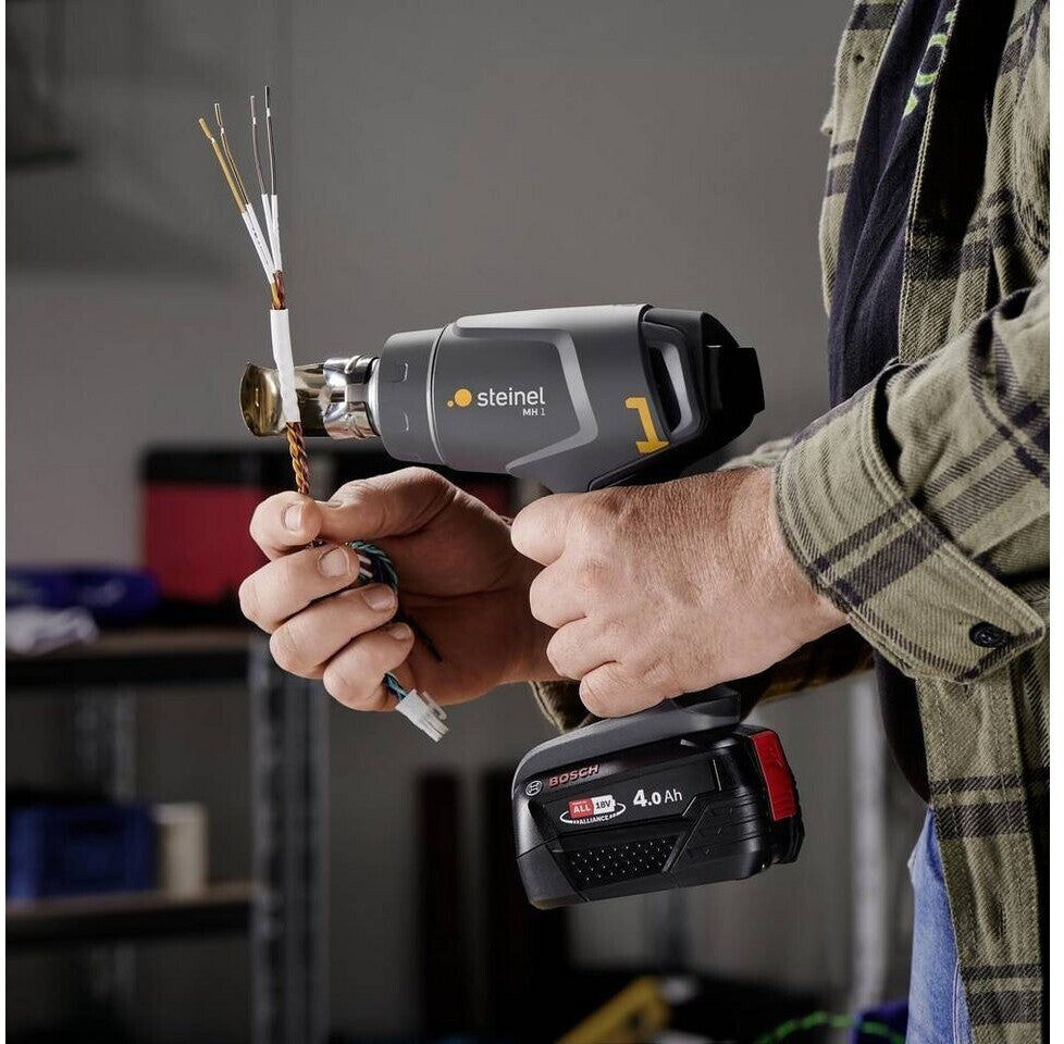 Steinel 088071 MH 1 SET 4AH LG Ak­ku-Heiß­luft­ge­blä­se inkl. Akku, inkl. Ladegerät 500W