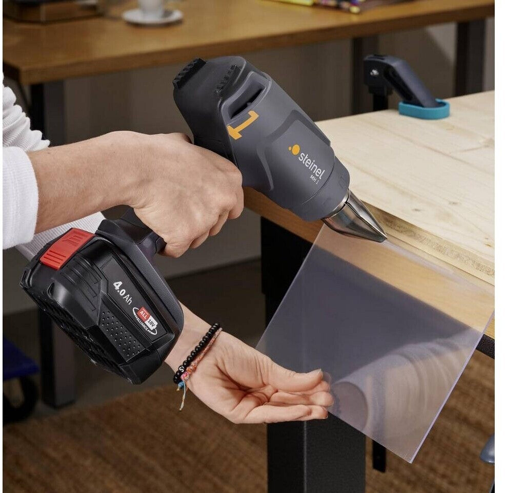 Steinel 088071 MH 1 SET 4AH LG Ak­ku-Heiß­luft­ge­blä­se inkl. Akku, inkl. Ladegerät 500W