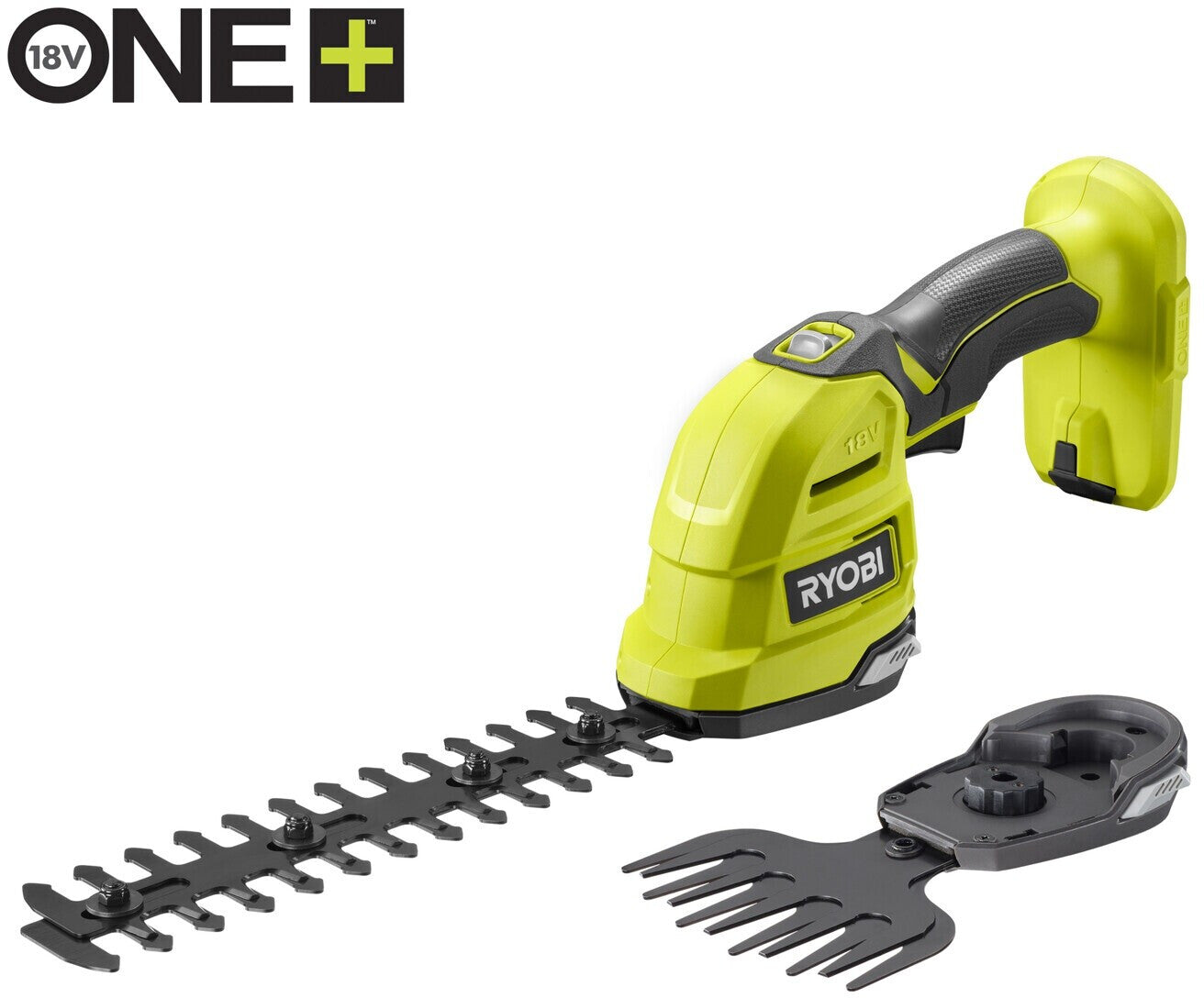 Ryobi 18 V ONE+ Akku-Gras- und Strauch­sche­re RY18GSA-0 ohne Akku und Ladegerät