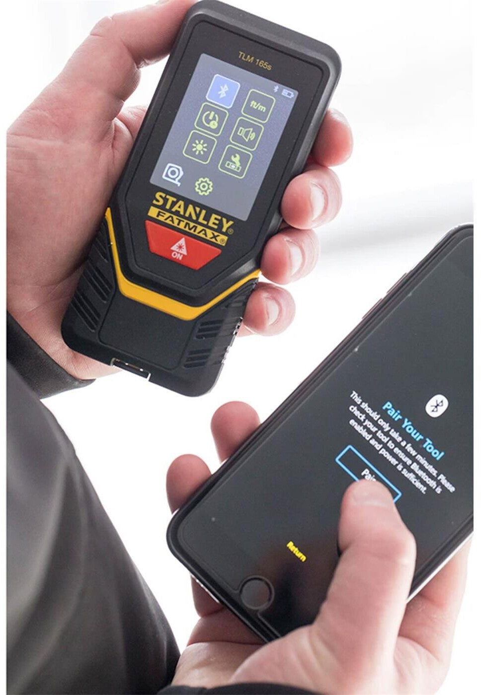 Stanley Ent­fer­nungs­mes­ser Dis­tanz­mes­ser Meßgerät TLM165S bis 50m