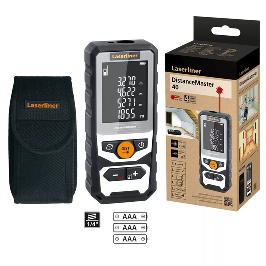 Laser-Entfernungsmesser 'DistanceMaster 40' mit Tasche