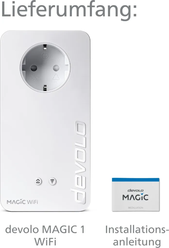 devolo Magic 1 WiFi Einzeladapter 8351
