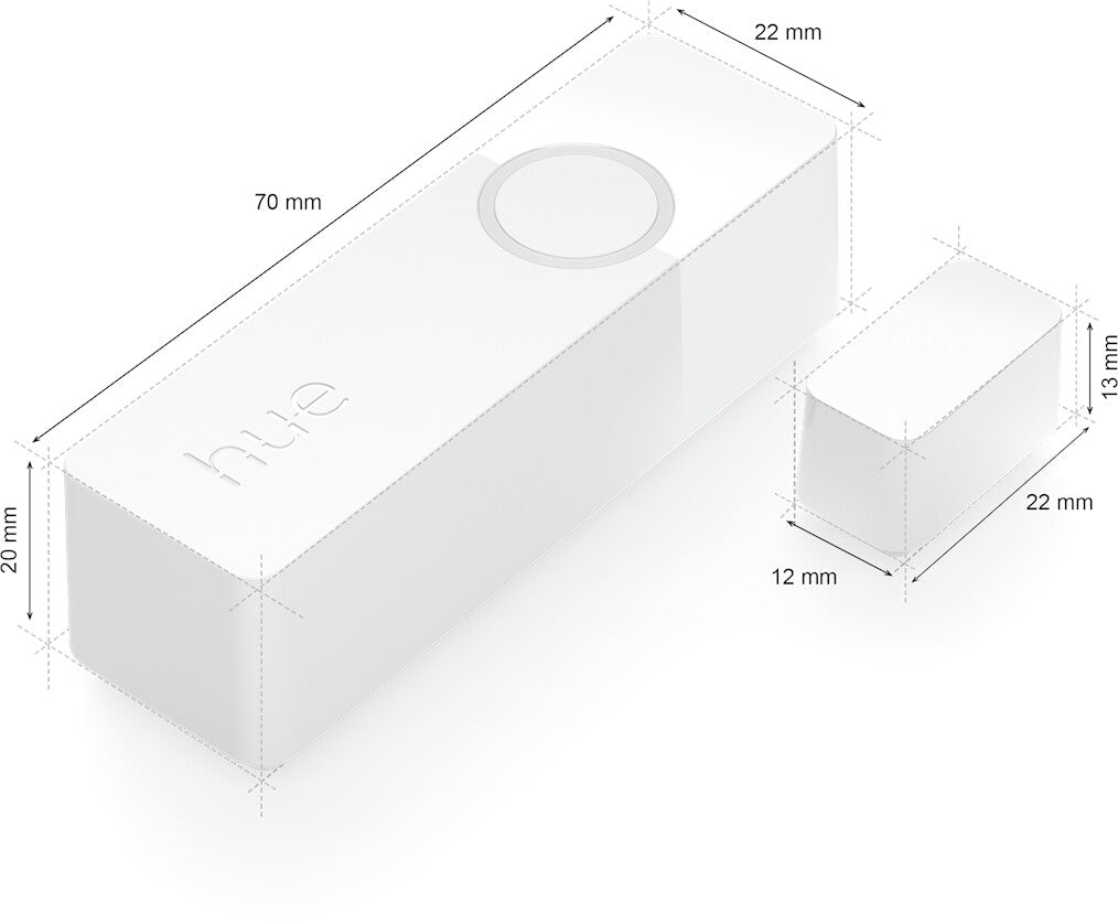Philips Hue Secure Tür- Fensterkontakt 929003563903 Weiß SmartHome Sensor