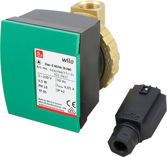 Wilo Star-Z NOVA Trinkwasser-Zirkulationspumpe 230V 4,5W DN15 84mm