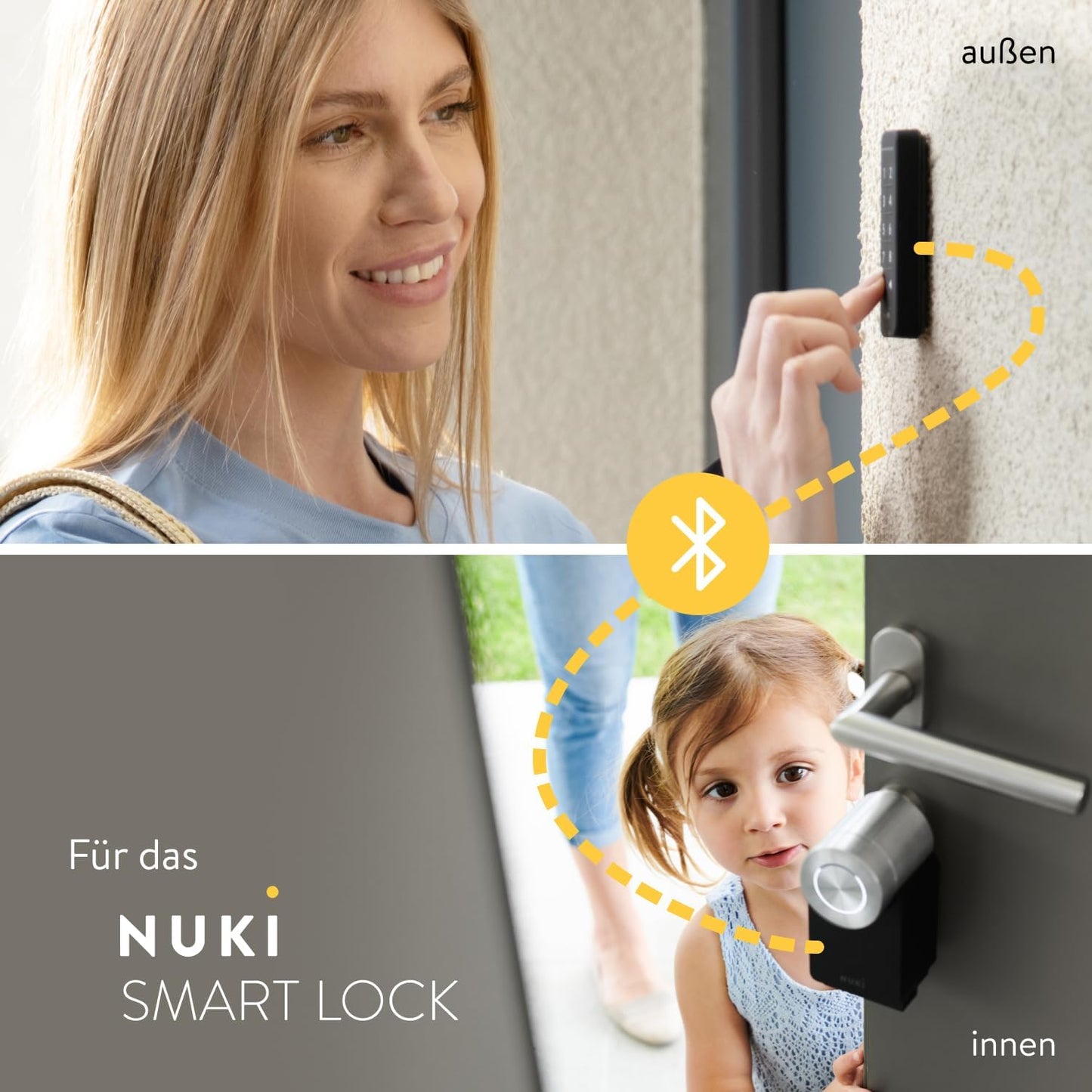 Nuki 220284 Keypad, Codeschloss für Haustür, smarte Erweiterung
