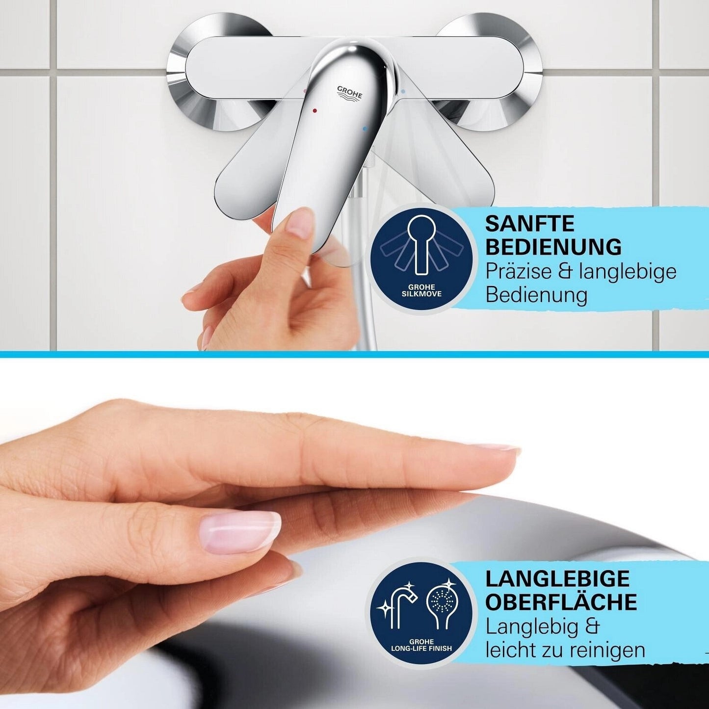 GROHE Start Einhand-Brausebatterie 1/2″ chrom (32279002)