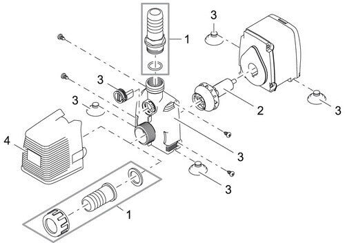 Pontec 57511  PondoCompact 5000 Springbrunnenpumpe 5000 l/h 3,1 m Förderhöhe 10 m Kabel