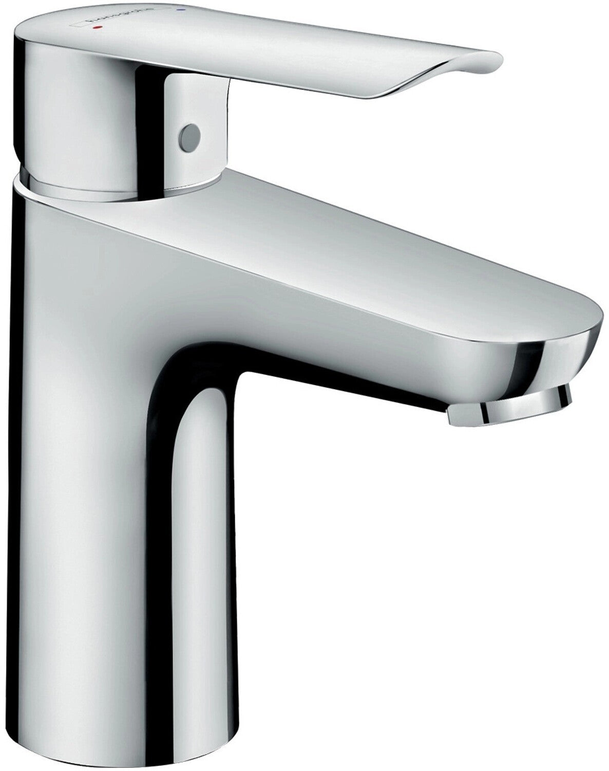 Hansgrohe Logis E100 Einhebel-Waschtischarmatur Chrom mit Zugstange EcoSmart