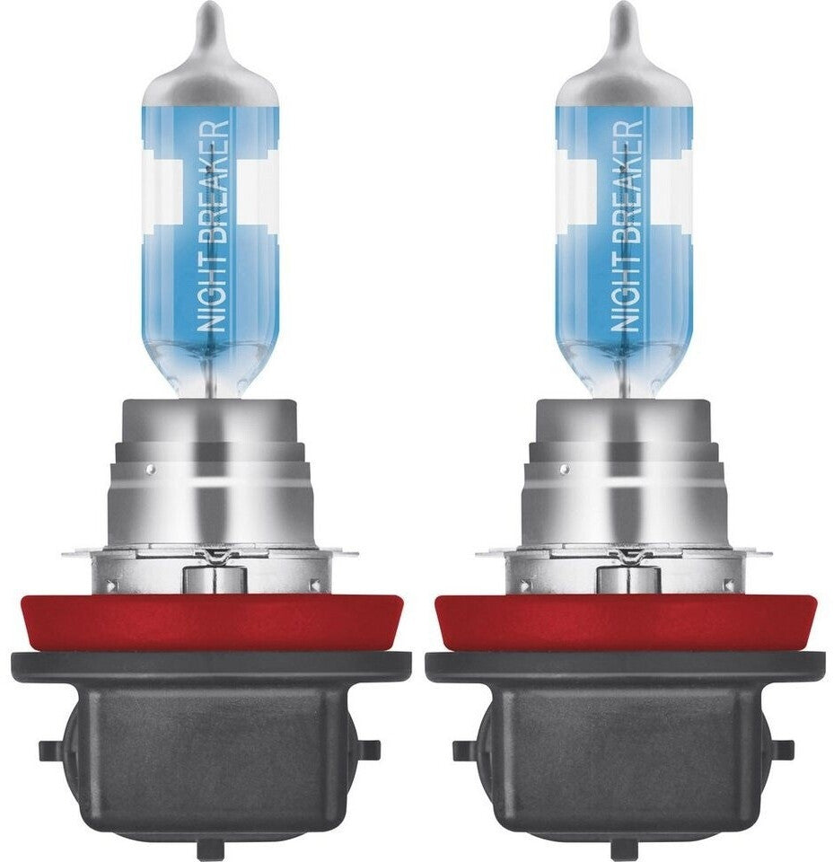 OSRAM NIGHT BREAKER LASER H8, +150% mehr Hel­lig­keit, Ha­lo­gen-Schein­wer­fer­lam­pe, 64212NL-2HB, 12V PKW, Hängebox (2 Lampen)
