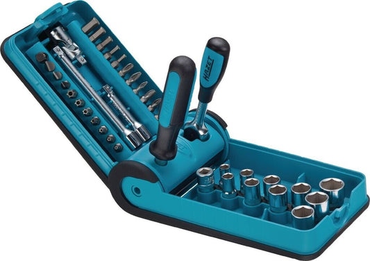 HAZET 856-1 Steckschlüssel- und Bit-Satz 1/4” 38-tlg. Smart Case
