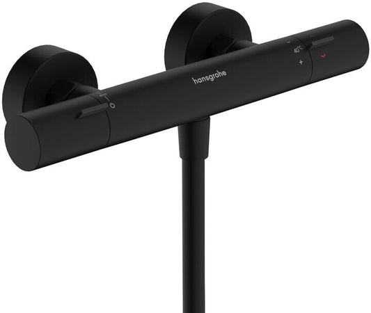 Hansgrohe Ecostat Fine Brausethermostat Aufputz 13324670 Matt Schwarz