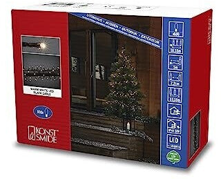 Konstsmide 3868-100 LED Lichtervorhang 80 LEDs Warmweiß Innen/Außen