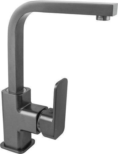 WELLWATER Einhebelmischer Scandicci Graphit hoher schwenkbarer Auslauf