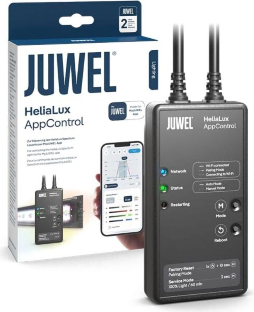 Juwel Aquarium - HeliaLux AppControl - zur Steuerung der HeliaLux Spectrum Beleuchtungseinheit per MyJUWEL App