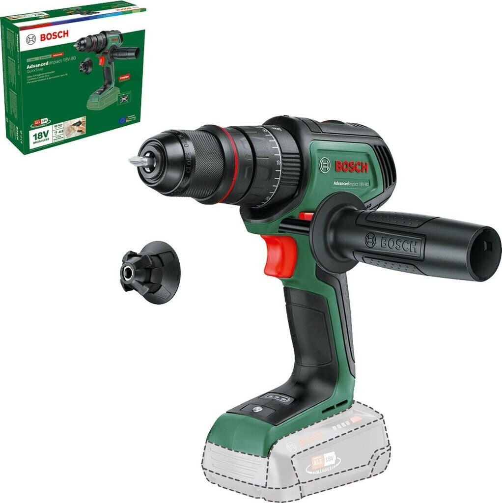 Bosch AdvancedImpact 18V-80 QuickSnap Akku Schlagbohrschrauber ohne Akku