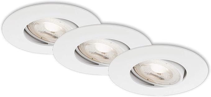 Briloner LED Einbauleuchten weiß 3 x LED - Platine / 5 W (7048-036)