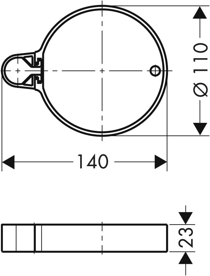 Hansgrohe Casetta C Seifenschale chrom (28642000)